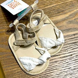 Size 0-3 mos girls sandals